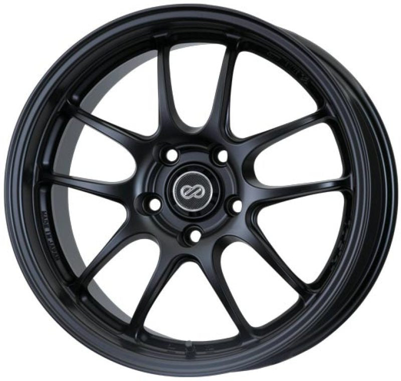 Enkei PF01 17x8 5x114.3 50mm offset Black Wheel - 460-780-6550BK460-780-6550BK