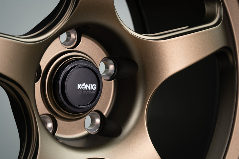 Konig Hyperspec 18x8 5X114.3 ET35 Anthracite Metallic Wheel w/ Mirror Machined Lip