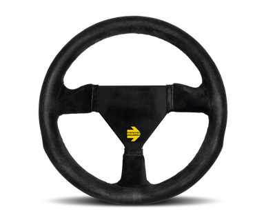 Momo MOD11 Steering Wheel 260 mm - Black Suede/Black Spokes