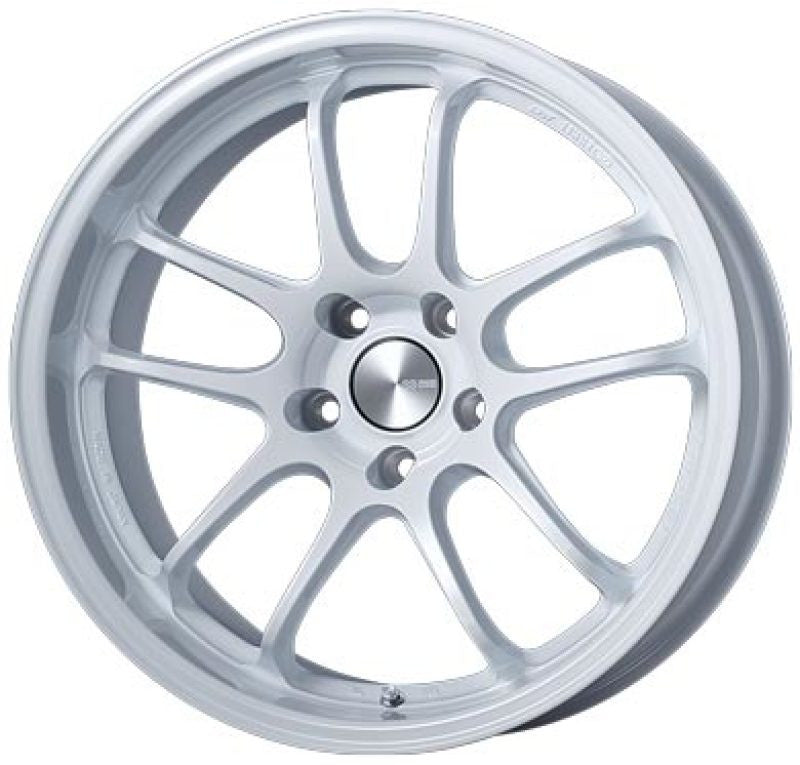 Enkei PF01EVO 18x9 25mm Offset 5x114.3 75mm Bore Pearl White Wheel - 489-890-6525WP489-890-6525WP