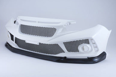 Spoon Aero Bumper Front, FRP, Carbon Lip | Honda Civic Type R FK8