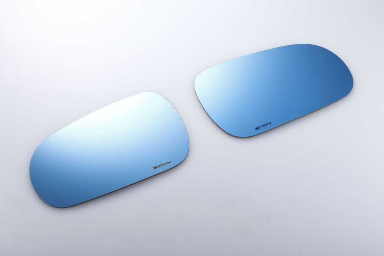 Spoon Blue Wide Door Mirror Set - Civic, Integra DC2/DB8,DC2R/DB8R,EK4/9