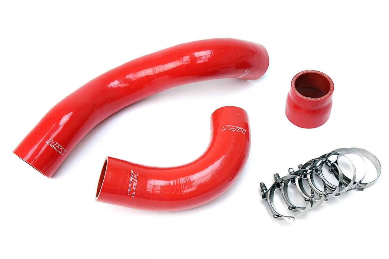 HPS Red Reinforced Silicone Intercooler Hose Kit for Honda 17-19 Civic Type R 2.0L Turbo (HPS-57-1697-RED)