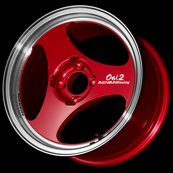 ADVAN Oni 2 red Machining & Racing Candy Red