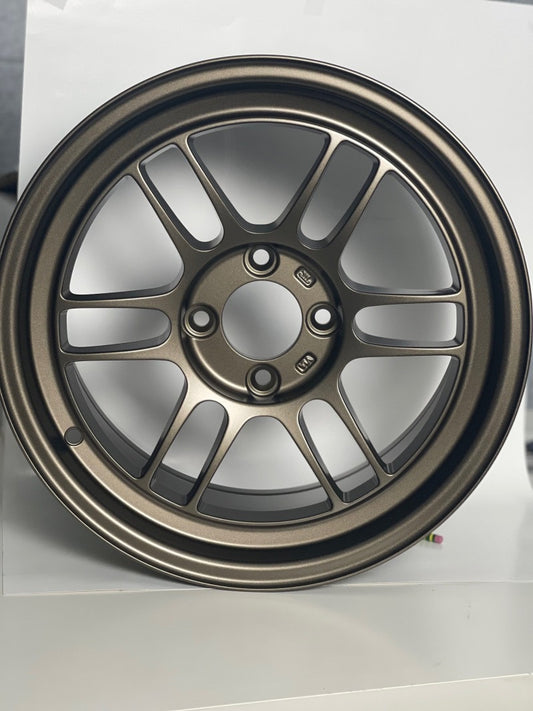 Enkei RPF1 15x8 4x100 28mm Offset 5 Hub Bore Bronze Wheel - 11.64Lbs  - 3795804928BP3795804928BP
