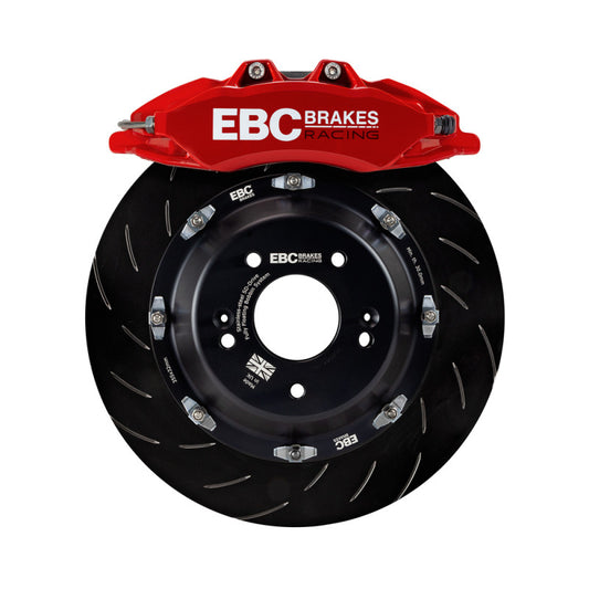 EBC Racing 2019+ Toyota GR Supra Red Apollo-6 Calipers 380mm Rotors Front Big Brake Kit BBK042RED-1