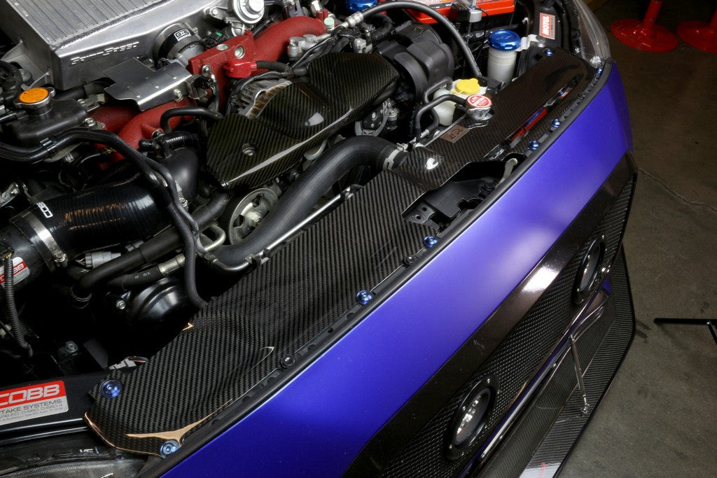 APR Performance Carbon Fiber Radiator Cooling Shroud | Subaru WRX/STI 2015-2021 Install 3