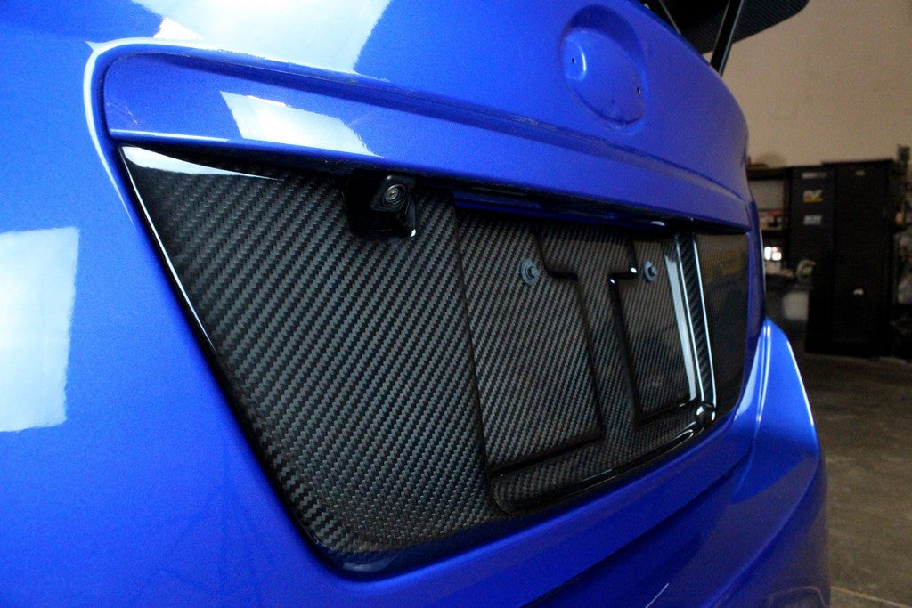 APR Performance Carbon Fiber License Plate Frame/WRX,STI Sedan | WRX/STI Sedan 2015-2021Install2