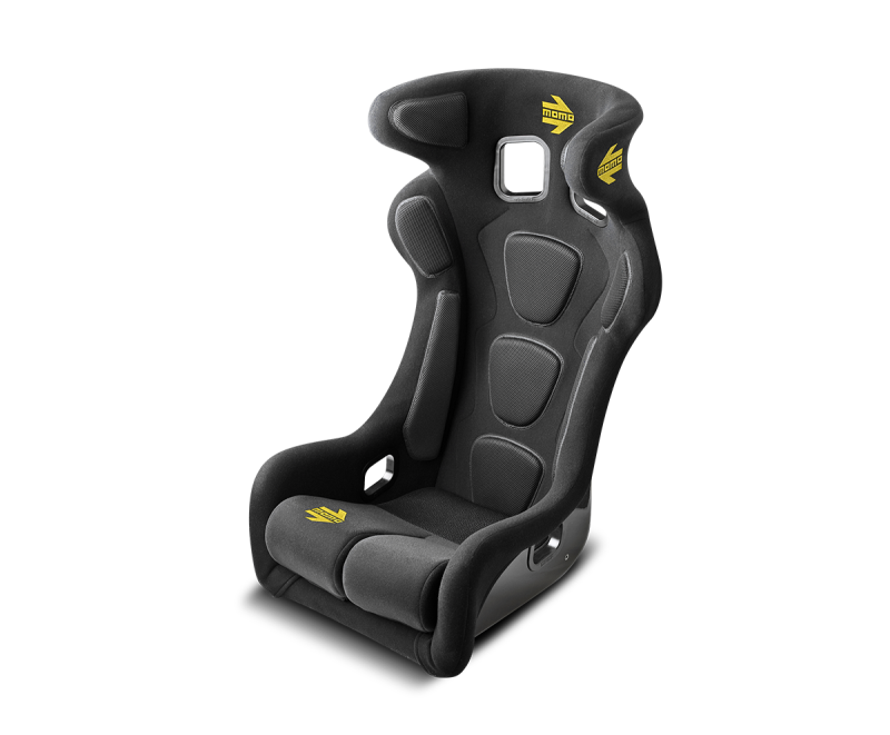 Momo Daytona Evo XL Seats (FIA 8855-1999) - Black Hardshell - 1076BLK
