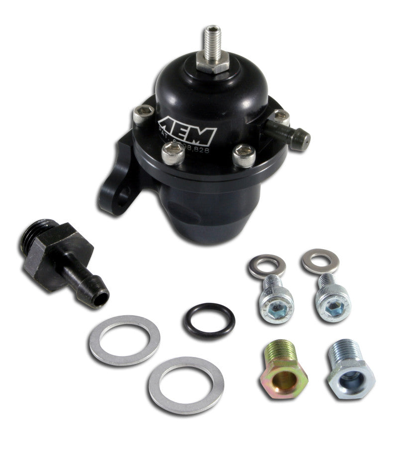 AEM Honda Acura Black Adjustable Fuel Pressure Regulator  25301BK