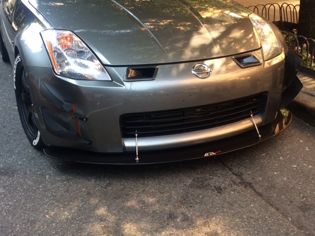 APR Performance Carbon Fiber Wind Splitter With Rods | Nissan 350Z 2002-2008Install2
