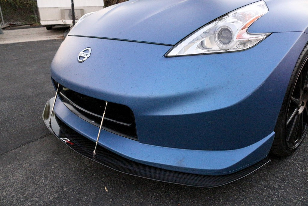 APR Performance Carbon Fiber Wind Splitter With Rods | Nissan 370Z Nizmo 2008-2014Install2