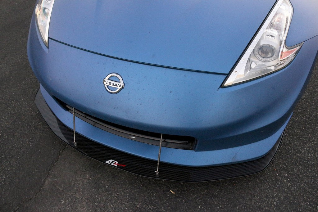 APR Performance Carbon Fiber Wind Splitter With Rods | Nissan 370Z Nizmo 2008-2014 Install 3