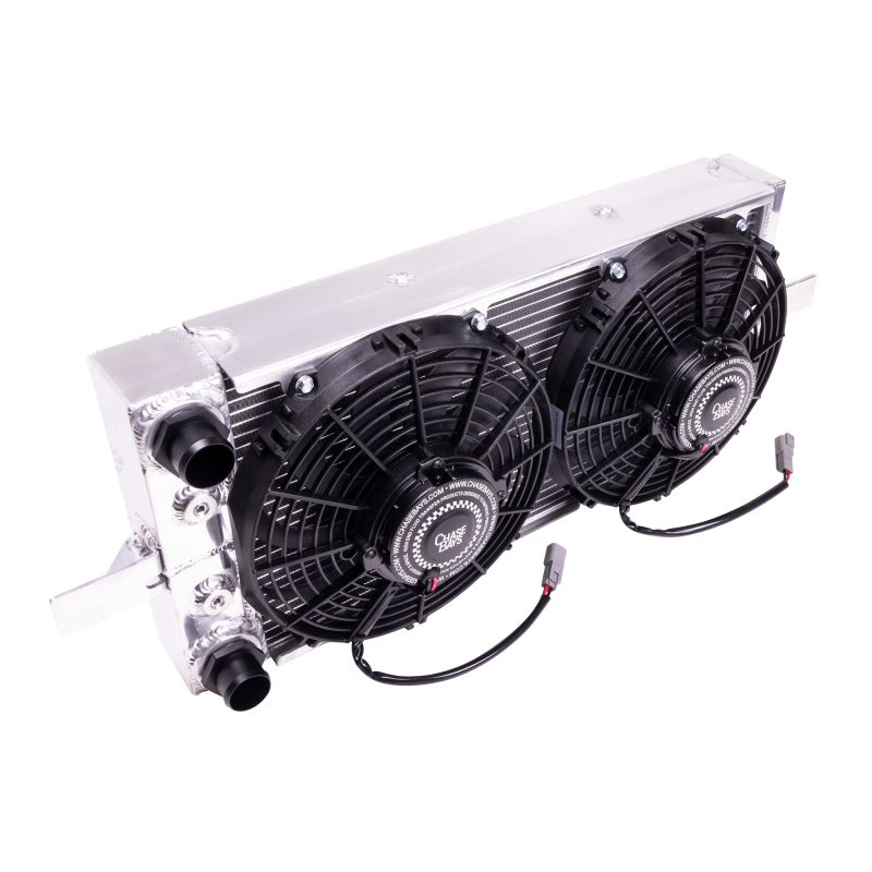 Chase Bays Honda Civic/Integra -20AN Tucked Aluminum Radiator w/2 10in Ultra Fans CB-11RAD-20AN-10FAN