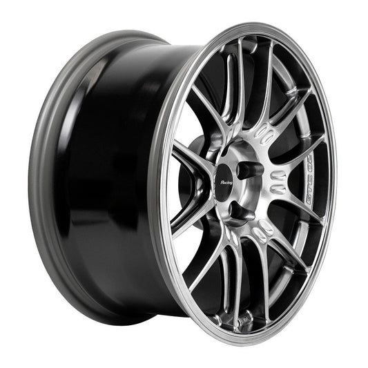 Enkei GTC02 18x9 5x112 25mm Offset 66.5mm Bore Hyper Silver Wheel - 534-890-4425HS534-890-4425HS