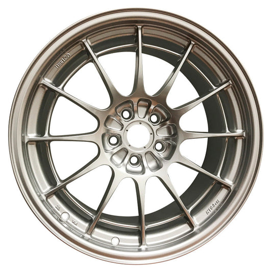 Enkei NT03+M 18x9.5 5x108 40mm Offset 72.6mm Bore F1 Silver Wheel- 3658953140SP