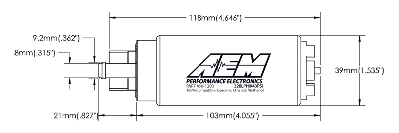 AEM 340LPH E85 Honda | Acura