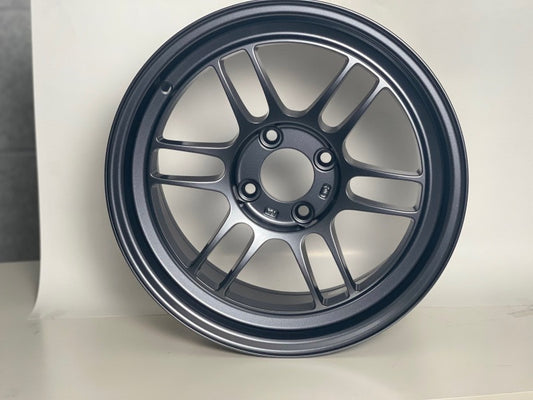 Enkei RPF1 15x8 4x100 28mm Offset 5 Hub Bore Gunmetal Wheel - 11.64Lbs  - 3795804928GM3795804928GM