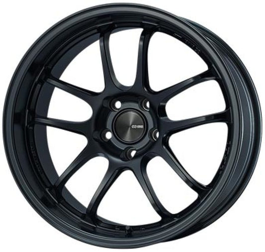 Enkei PF01EVO 18x9.5 22mm Offset 5x114.3 Bolt Pattern 75 Bore Matte Black Wheel  - 489-895-6522BK489-895-6522BK