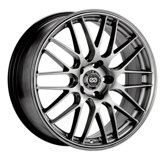 Enkei GTC02 18x9 5x112 42mm Offset 66.5mm Bore Hyper Silver Wheel - 534-890-4442HS534-890-4442HS