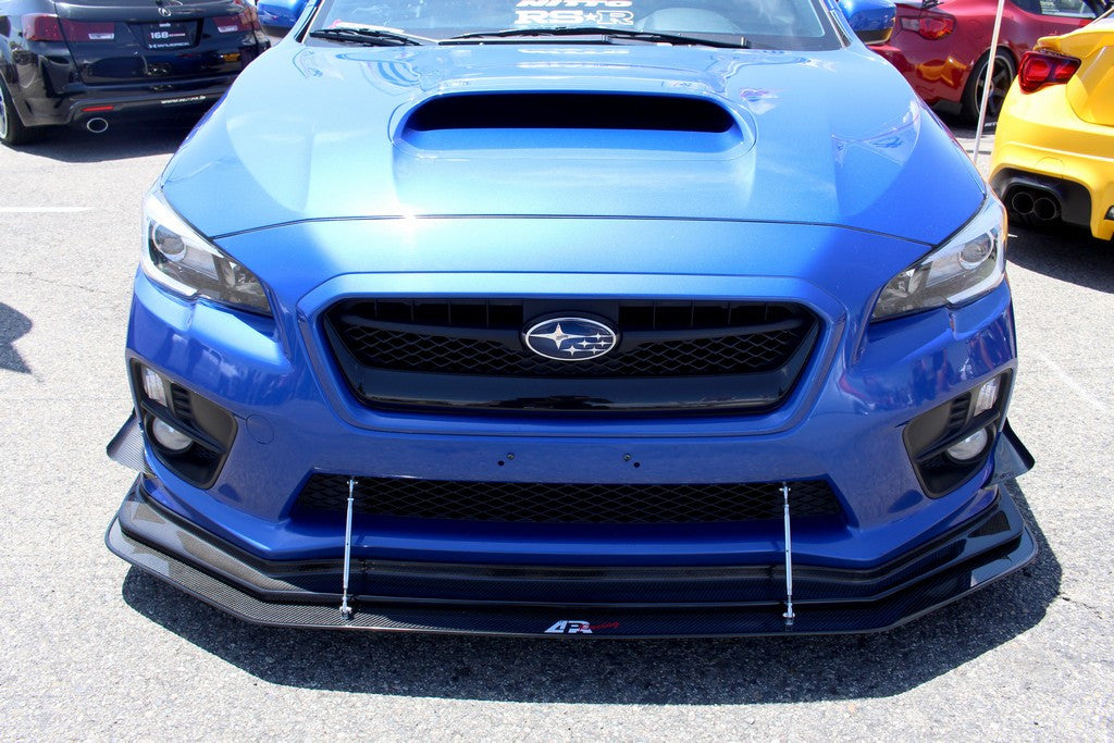 APR Performance Carbon Fiber Wind Splitter With Rods | Subaru WRX/STI W/APR Airdam 2015-2017Install2