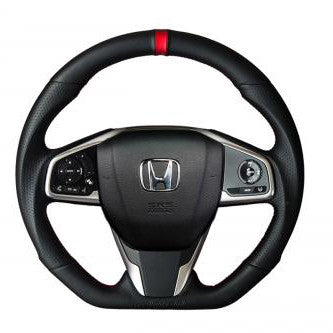 Buddy Club Sport Steering Wheel Leather Honda Civic Type R FK8 BC08-RSSWFC-L