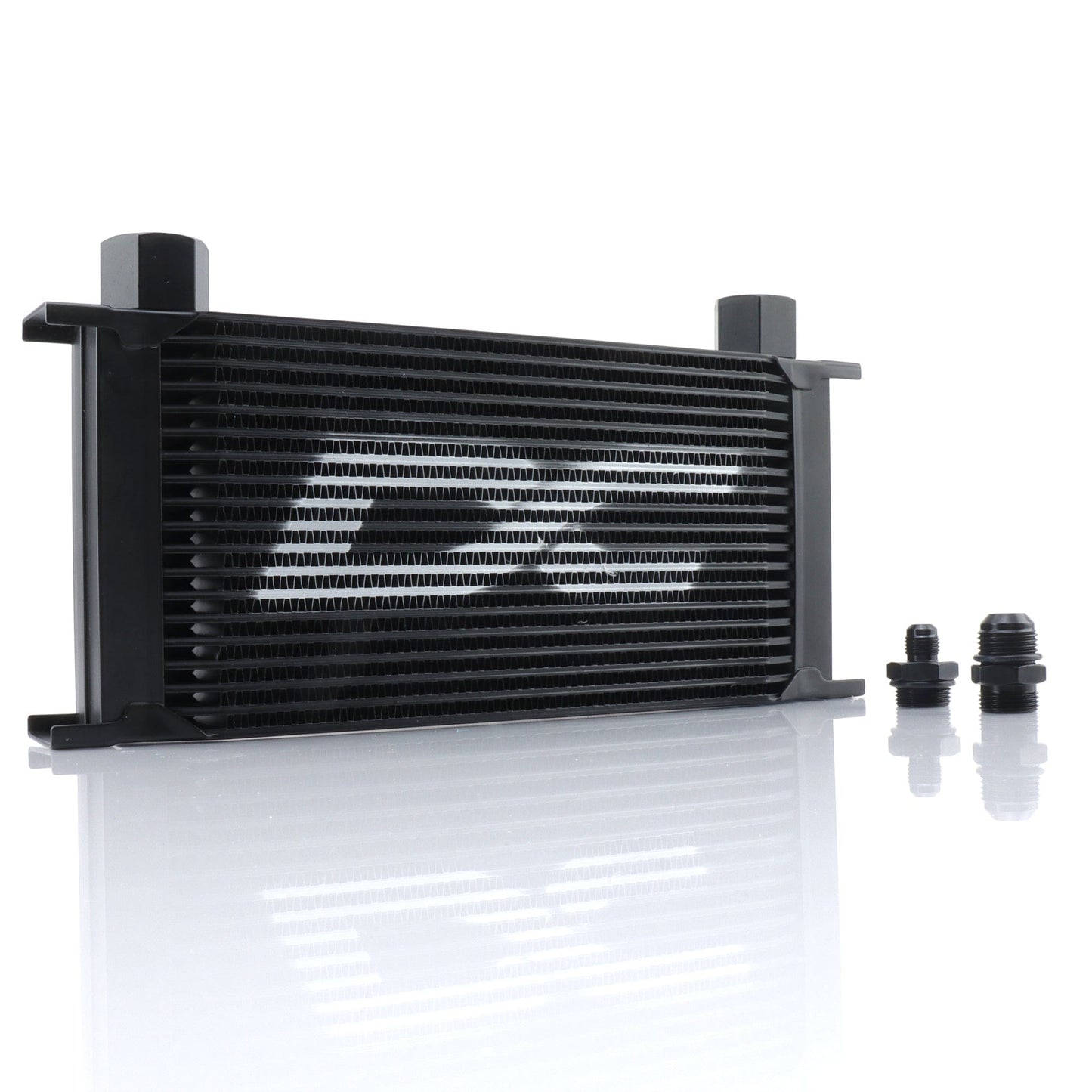 DC Sport 15 row universal oil cooler black