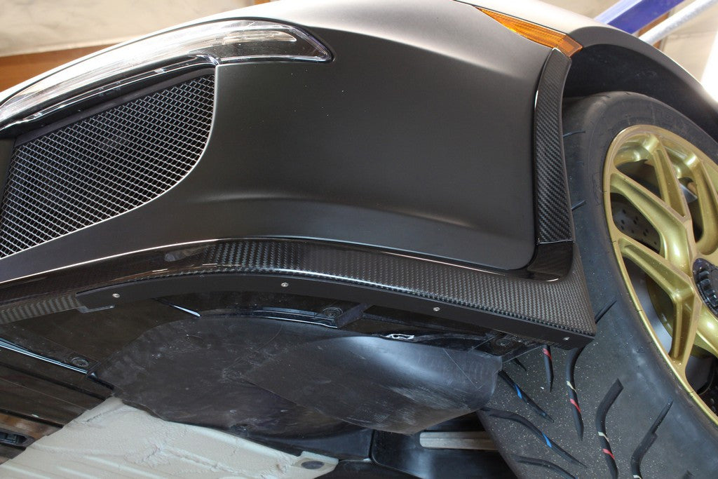 APR Performance Carbon Fiber Front Airdam  | Porsche GT3  2013-2016 Install 3