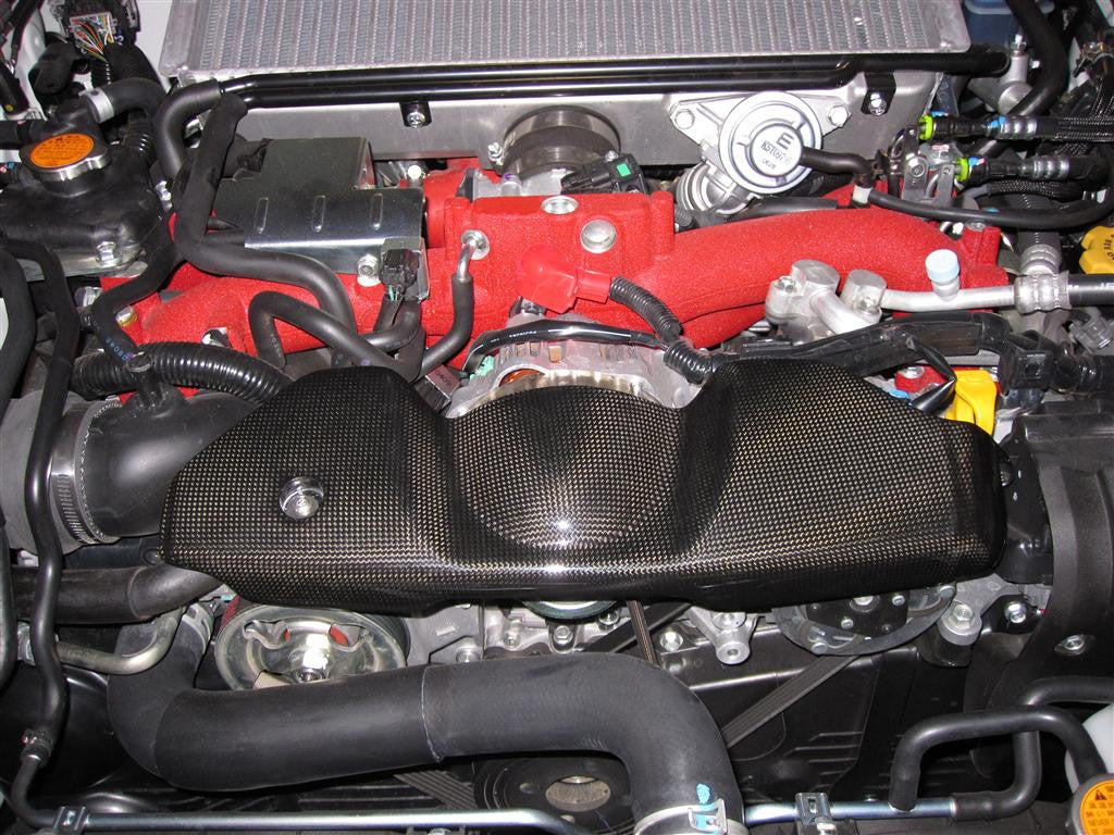 APR Performance Carbon Fiber Alternator Cover | WRX/STI 2008-2014Install2