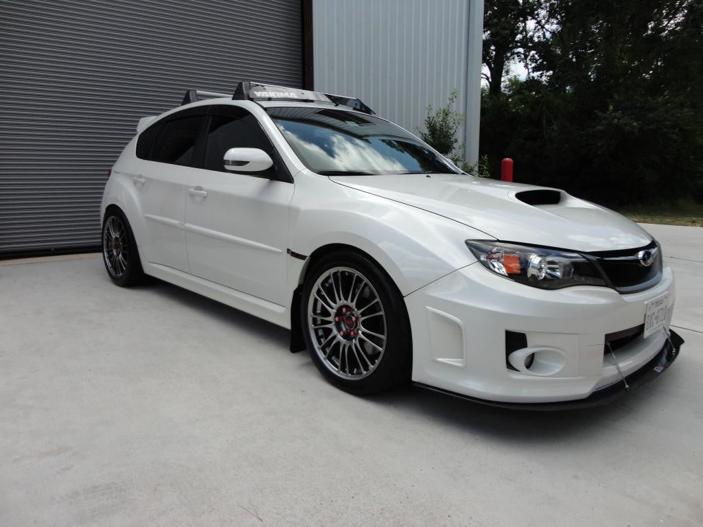 APR Performance Carbon Fiber Wind Splitter With Rods | Subaru WRX/STI 2011-2014 Install 3