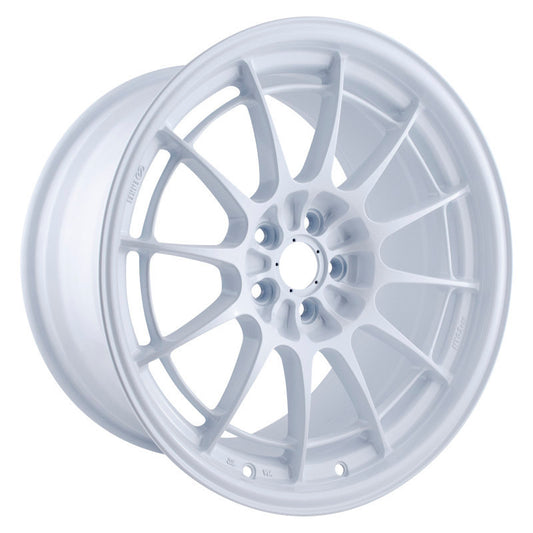 Enkei NT03+M 18x9.5 5x100 40mm Offset Vanquish White Wheel  - 3658958040WP