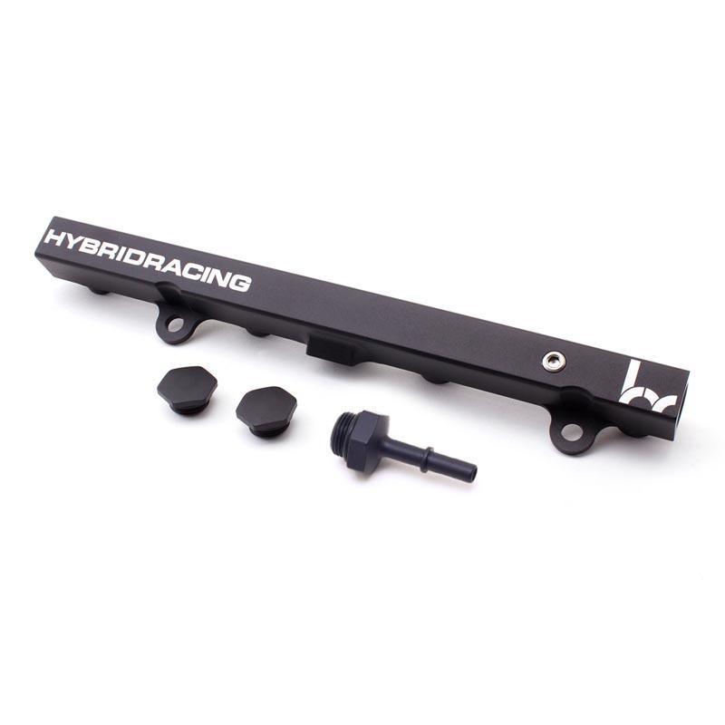 Hybrid Racing K-Series Fuel Rail & Fittings (01-05 Honda Civic Si & 02-06 Acura RSX) Black HYB-FRL-01-16