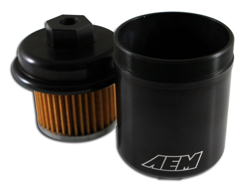 AEM 94-01 Acura Integra / 9497 Honda Accord / 96-00 Civic / 97-01 Prelude Black Fuel Filter Kit  25200BK