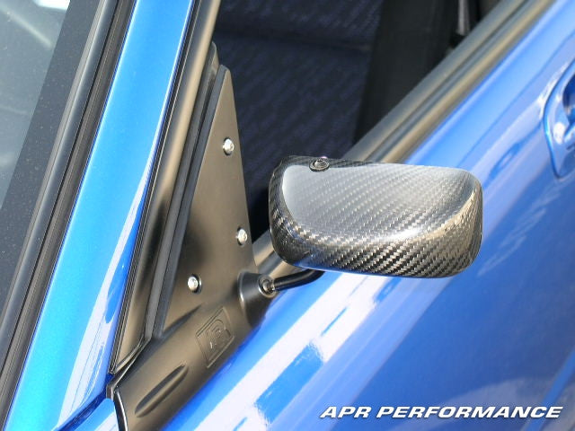 APR Performance Formula 3 Carbon Fiber Mirror/Black | Subaru WRX 2002-2007Install2